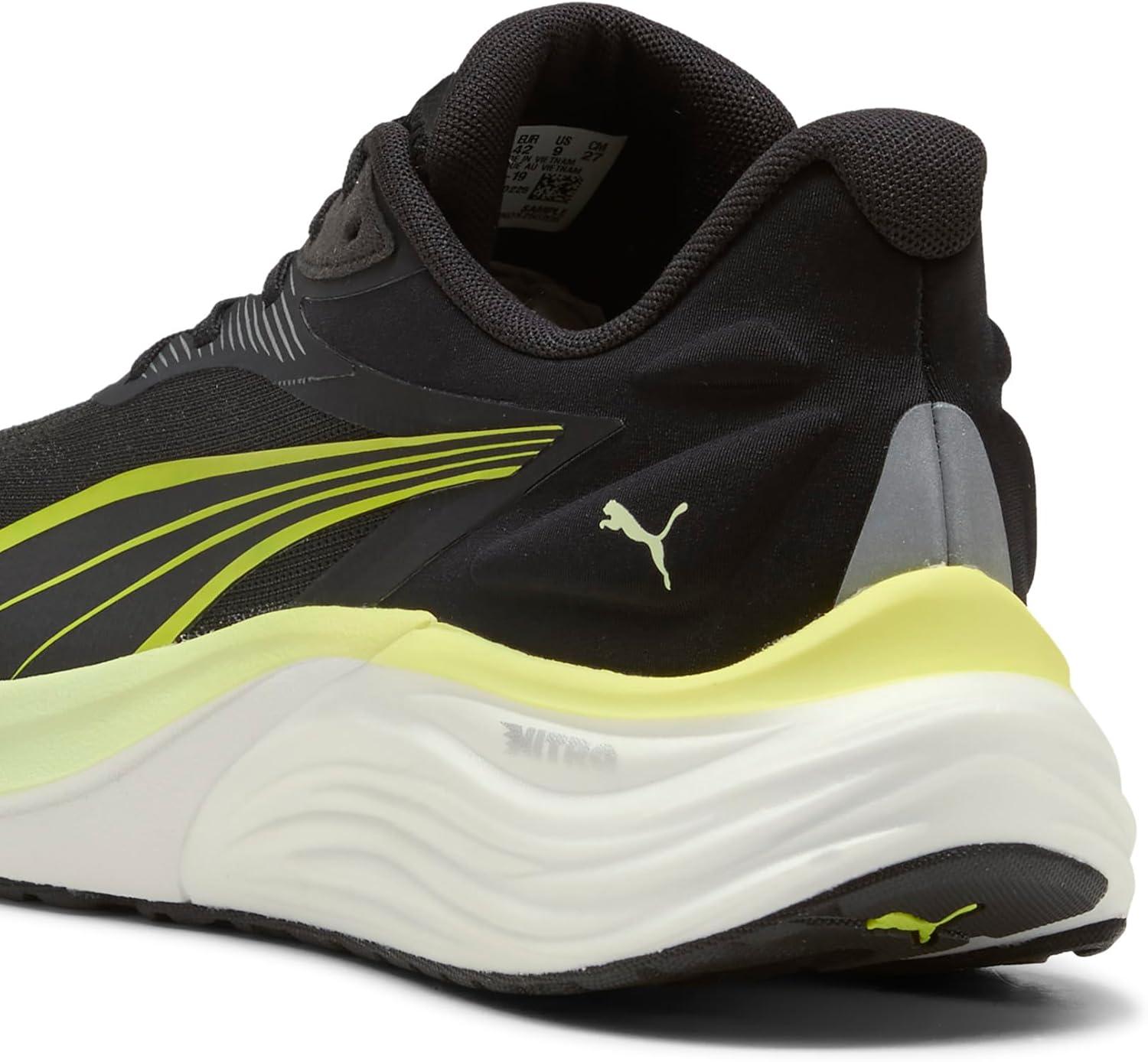 image:imagePuma Mens Electrify Nitro 4 Running ShoesPuma Blackapple Spritzlux Lime