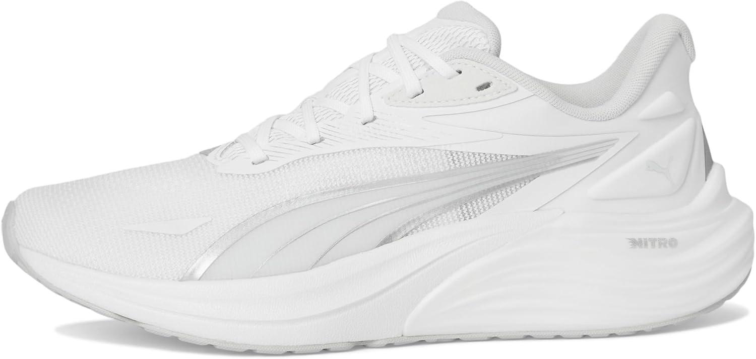 image:imagePuma Mens Electrify Nitro 4 Running ShoesPuma WhiteFeather Gray