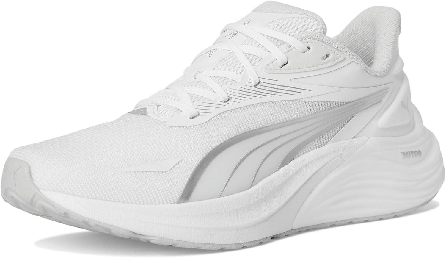 image:imagePuma Mens Electrify Nitro 4 Running ShoesPuma WhiteFeather Gray