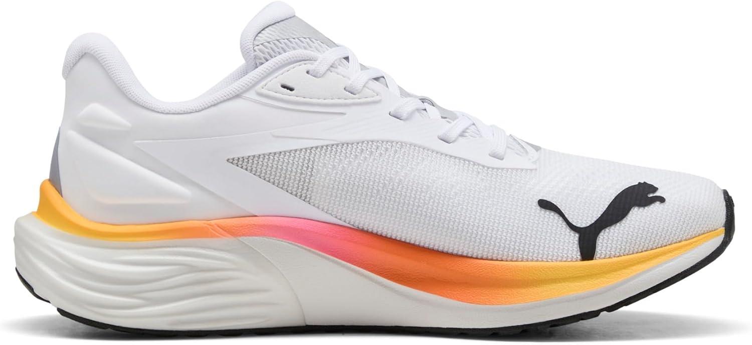 image:imagePuma Mens Electrify Nitro 4 Running ShoesPuma Whitepoison Pinksun Stream
