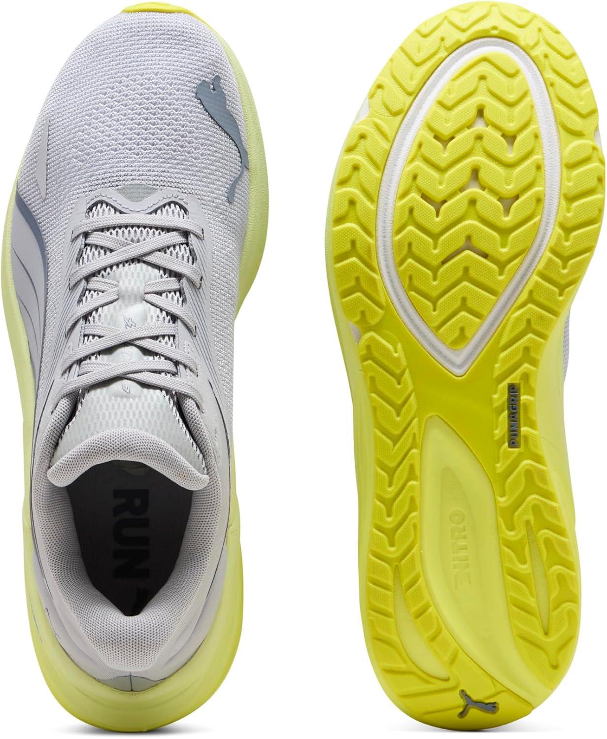 image:imagePuma Mens Electrify Nitro 4 Running ShoesVibrant Silverapple Spritz