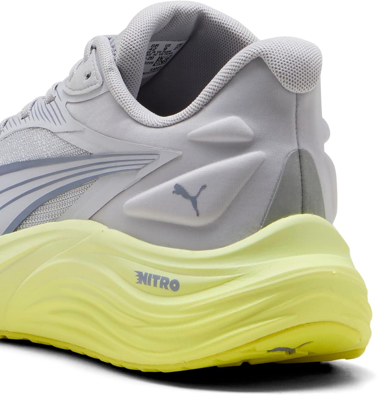 image:imagePuma Mens Electrify Nitro 4 Running ShoesVibrant Silverapple Spritz