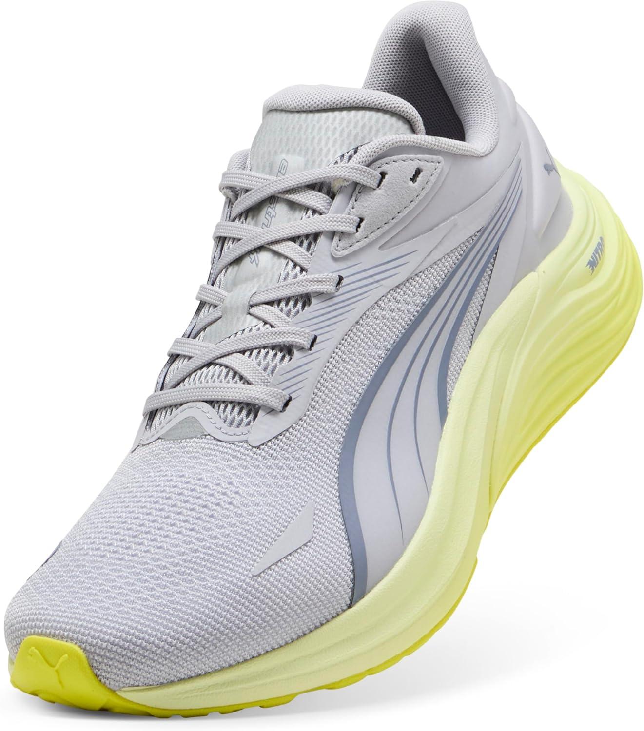 image:imagePuma Mens Electrify Nitro 4 Running ShoesVibrant Silverapple Spritz