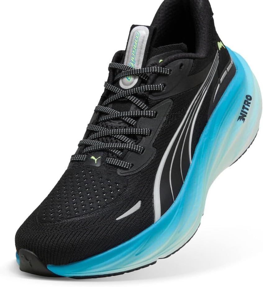 image:imagePuma Mens Magnify Nitro 3 Running ShoesPuma BlackSpeed Blue