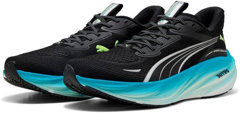 image:imagePuma Mens Magnify Nitro 3 Running ShoesPuma BlackSpeed Blue