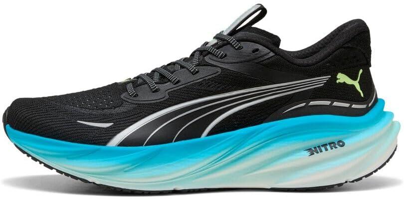 image:imagePuma Mens Magnify Nitro 3 Running ShoesPuma BlackSpeed Blue