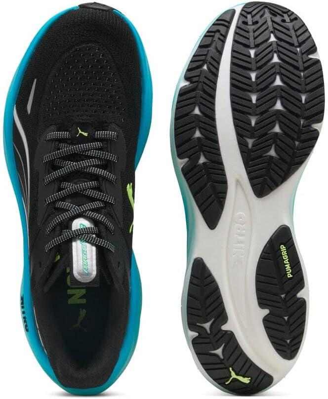 image:imagePuma Mens Magnify Nitro 3 Running ShoesPuma BlackSpeed Blue
