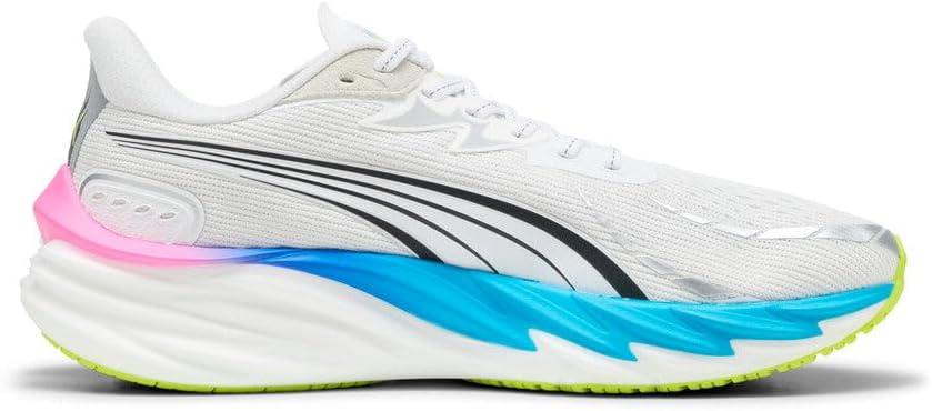 image:imagePuma Mens Velocity Nitro 4 Running ShoesWhiteUltra BluePoison Pink