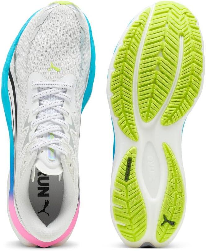 image:imagePuma Mens Velocity Nitro 4 Running ShoesWhiteUltra BluePoison Pink