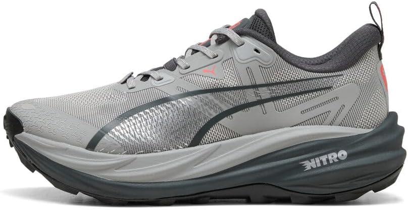 image:imagePuma Mens Voyage Nitro 4 Trail Running Shoes SneakerGrey EchoRed Glamour