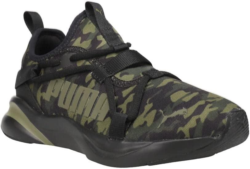 image:imagePuma UnisexChild Pacer Future Slip onSneakerBlackgrapedark Greencamouflage
