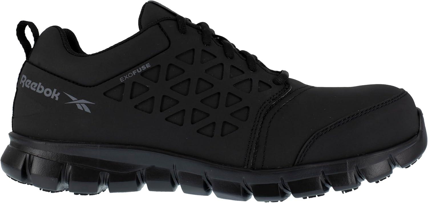 image:imageReebok Mens Sublite Cushion Exofuse Slip Resistant Composite Toe WorkDuty BlackBlack