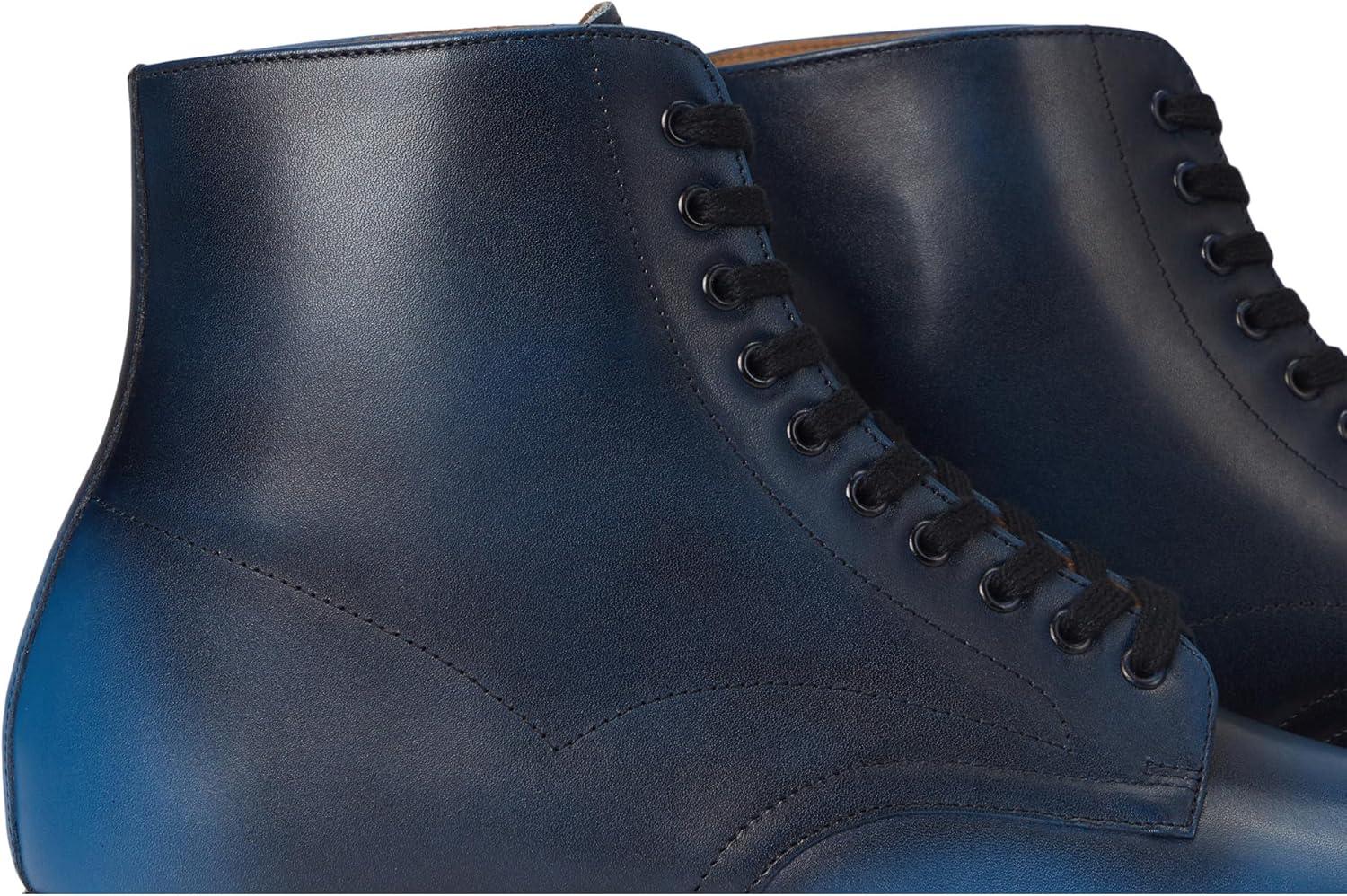 image:imageStacy Adams mens Madison Cap Toe Laceup BootsBlue