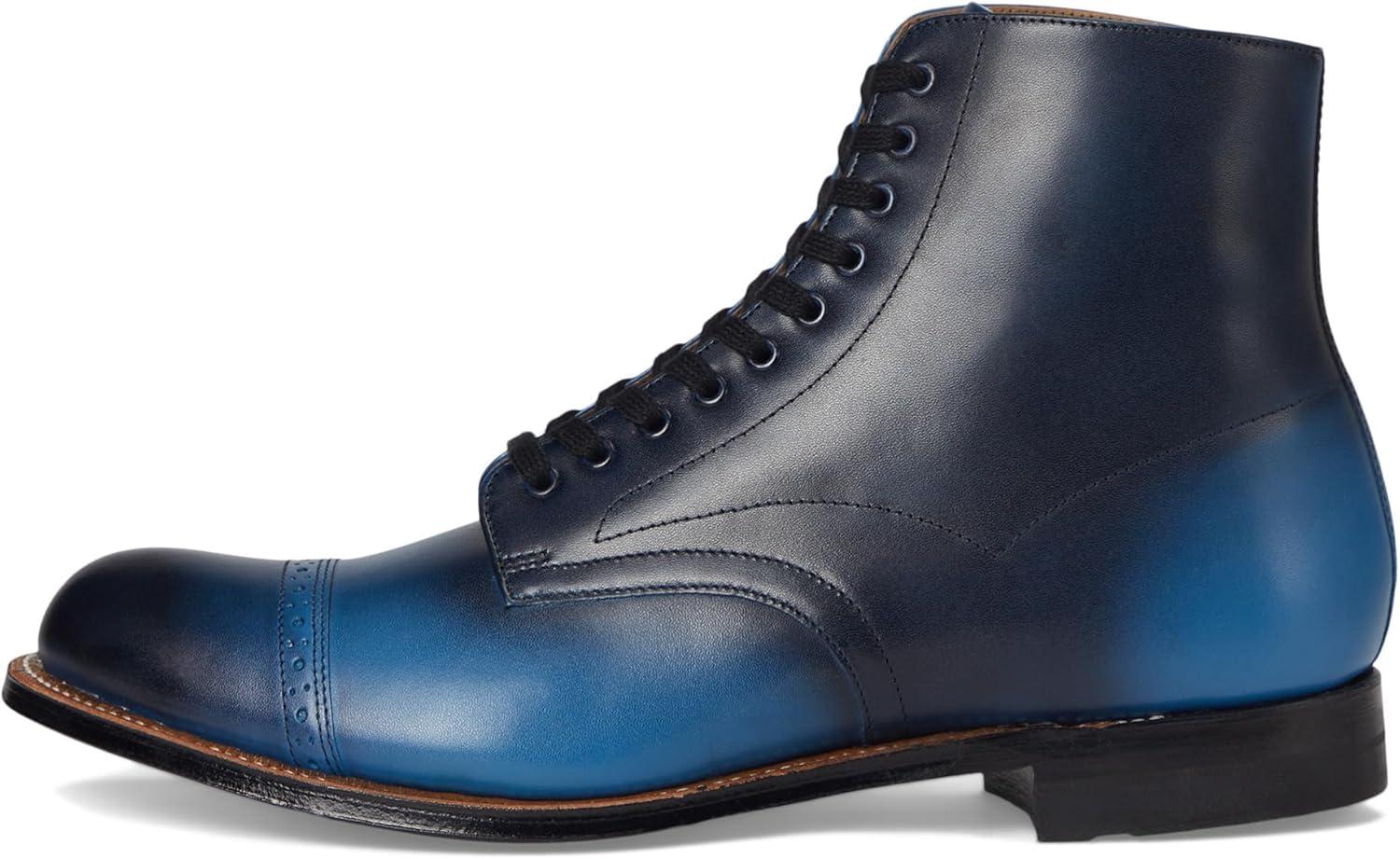 image:imageStacy Adams mens Madison Cap Toe Laceup BootsBlue