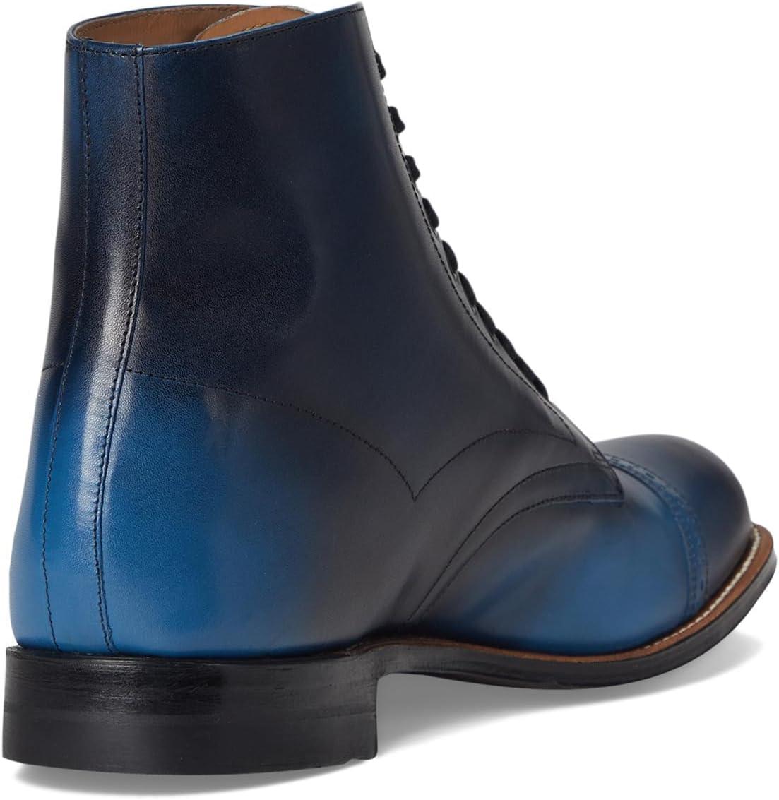 image:imageStacy Adams mens Madison Cap Toe Laceup BootsBlue