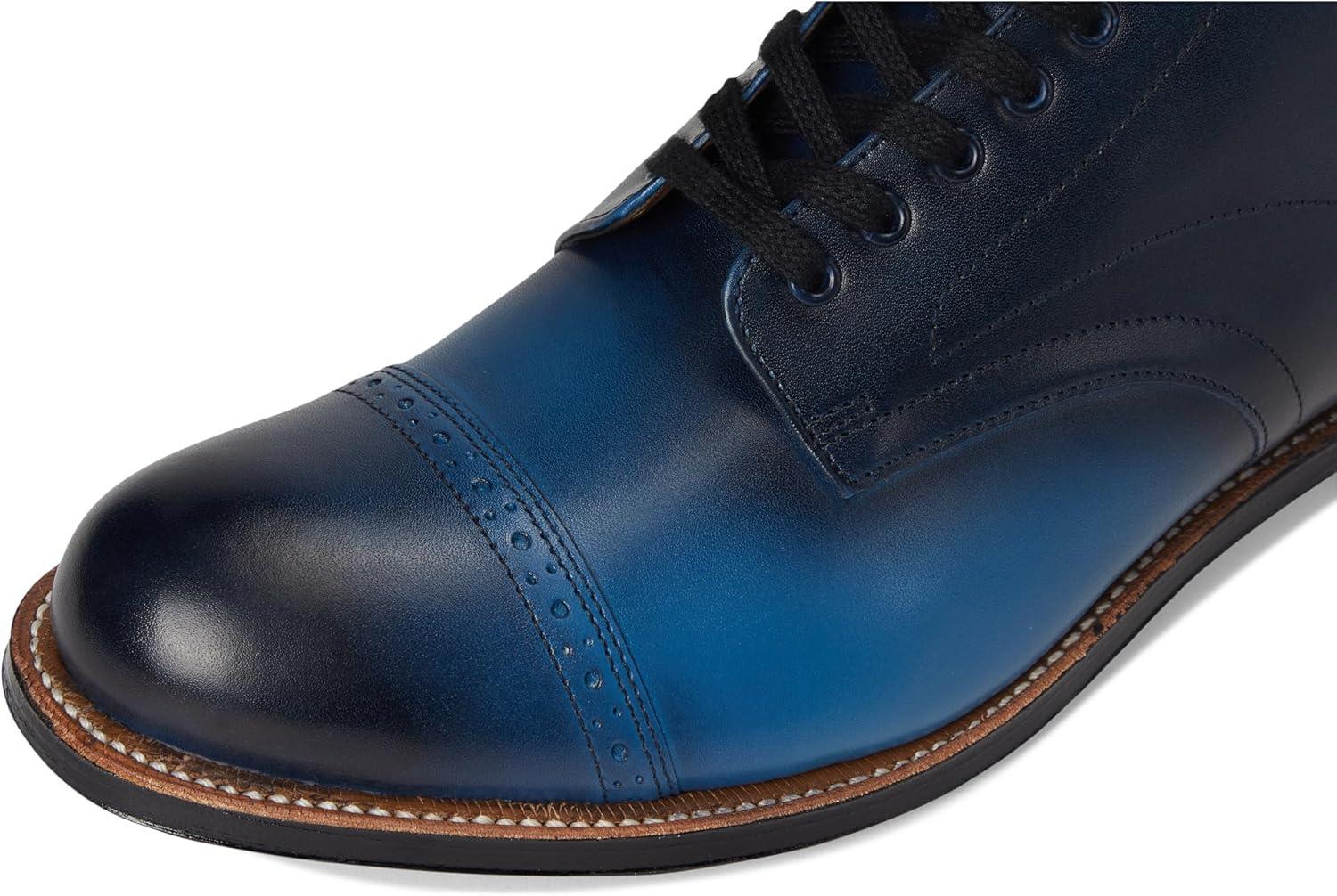 image:imageStacy Adams mens Madison Cap Toe Laceup BootsBlue