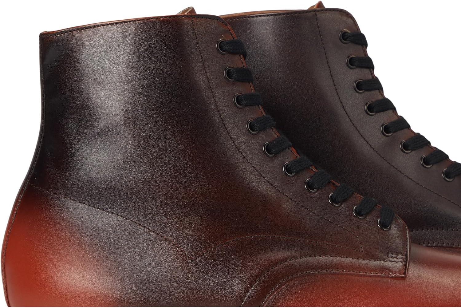 image:imageStacy Adams mens Madison Cap Toe Laceup BootsCognac