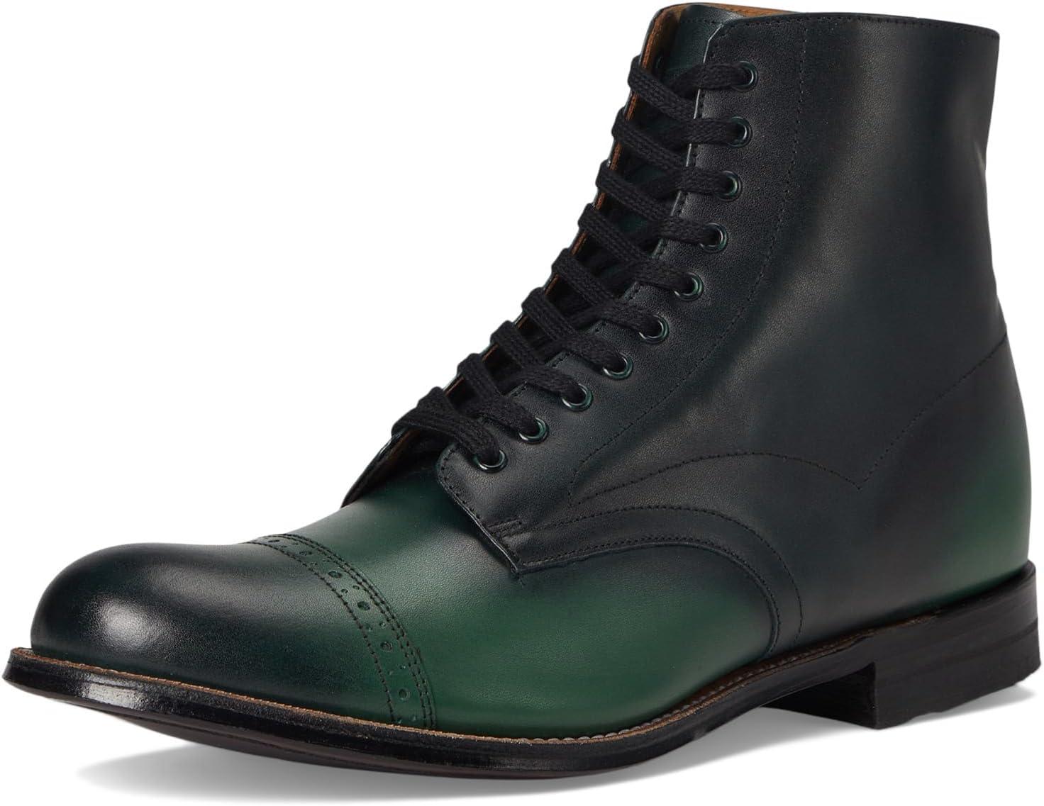 image:imageStacy Adams mens Madison Cap Toe Laceup BootsGreen