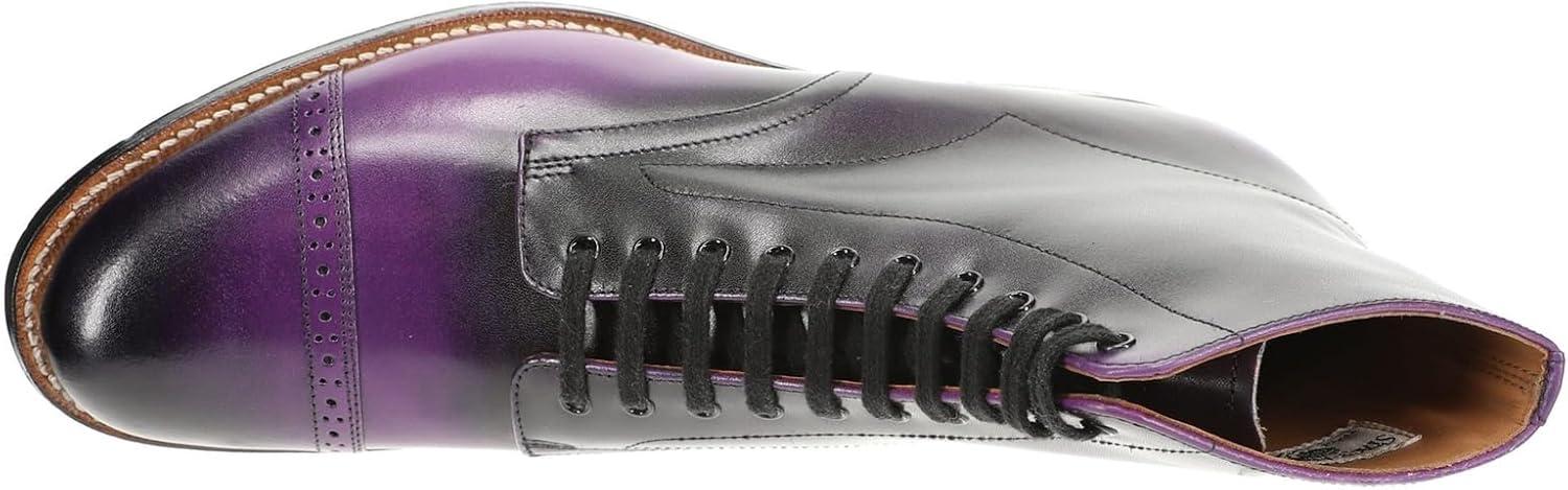 image:imageStacy Adams mens Madison Cap Toe Laceup BootsPurple