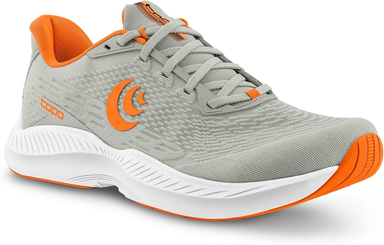 image:imageTopo Athletic Mens FLILyte 5 Comfortable Cushioned Durable 3MM Drop Road Running Shoes Athletic Shoes for Road RunningGreyOrange