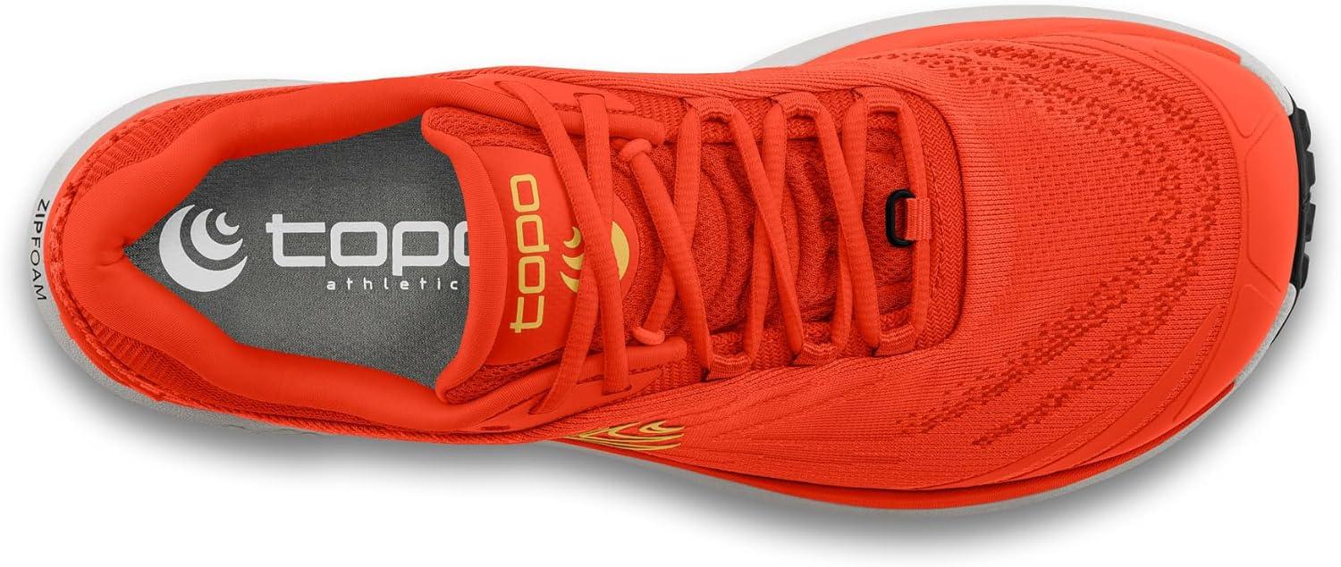 image:imageTopo Athletic Mens Pursuit 2 Running Shoes Lightweight 0MM Drop Laced Shes Athletic Shoes for Trail RunningOrangeYellow