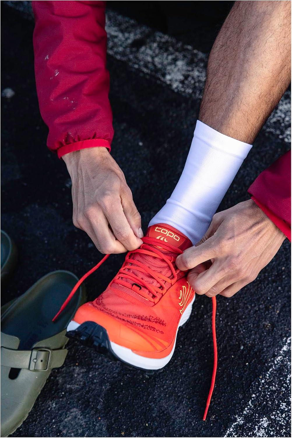 image:imageTopo Athletic Mens Pursuit 2 Running Shoes Lightweight 0MM Drop Laced Shes Athletic Shoes for Trail RunningOrangeYellow
