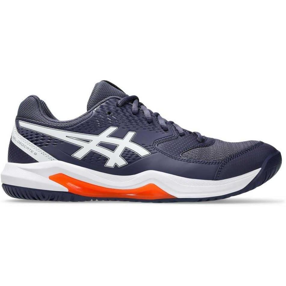 image:imageAsics Mens GelDedicate 8 Tennis ShoesIndigo Fog White
