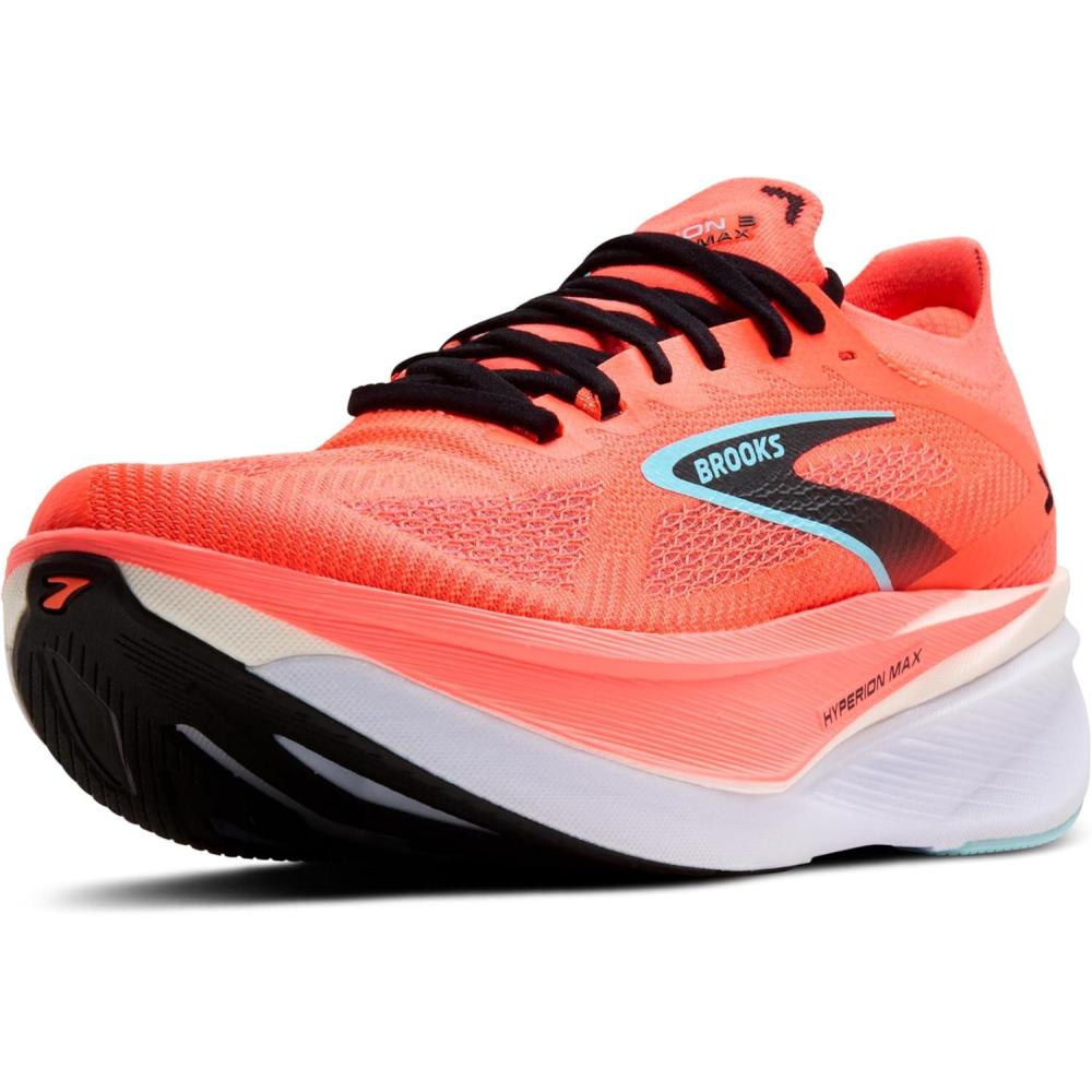 image:imageBrooks Mens Hyperion Max 3 Neutral Running ShoeFiery CoralBlackAtomizer