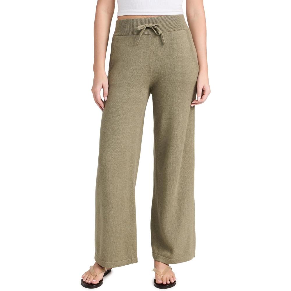 image:imageEberjey Womens Recycled Sweater PantsMoss