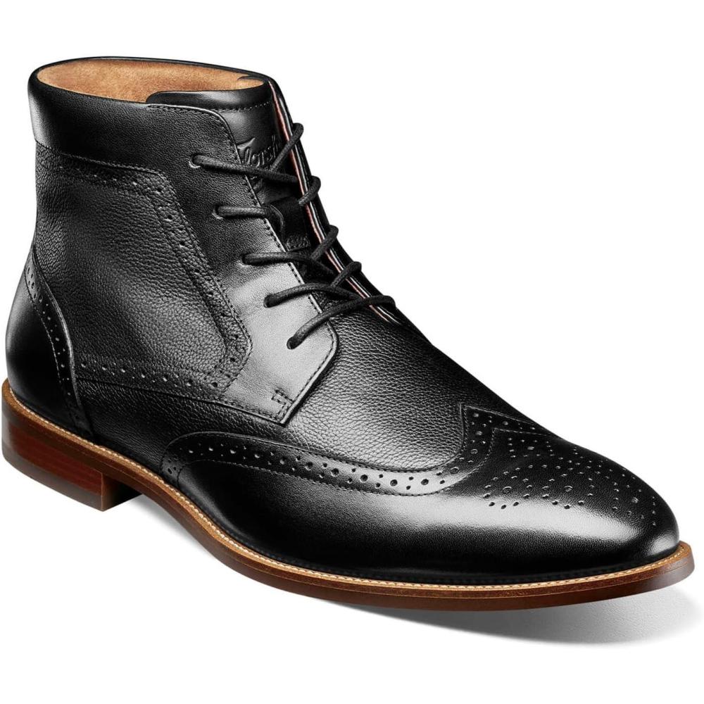 image:imageFlorsheim Mens Rucci Wingtip Lace BootBlack