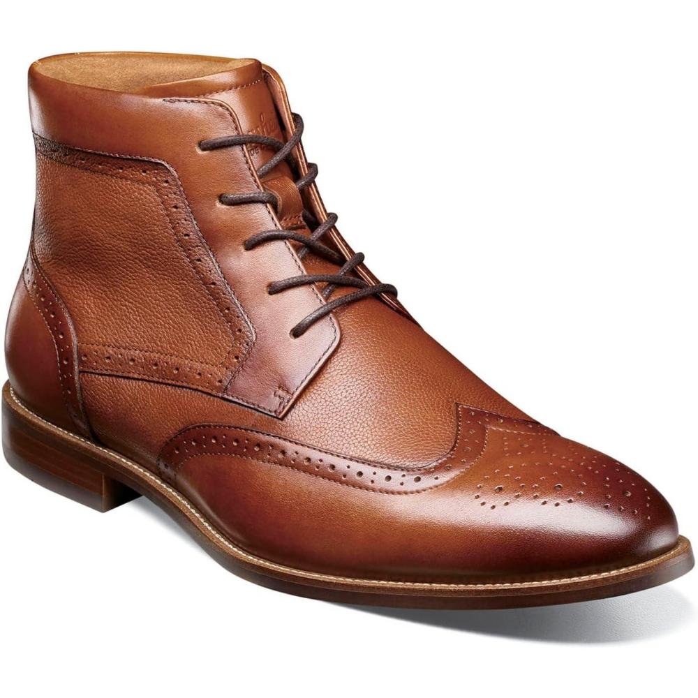 image:imageFlorsheim Mens Rucci Wingtip Lace BootCognac