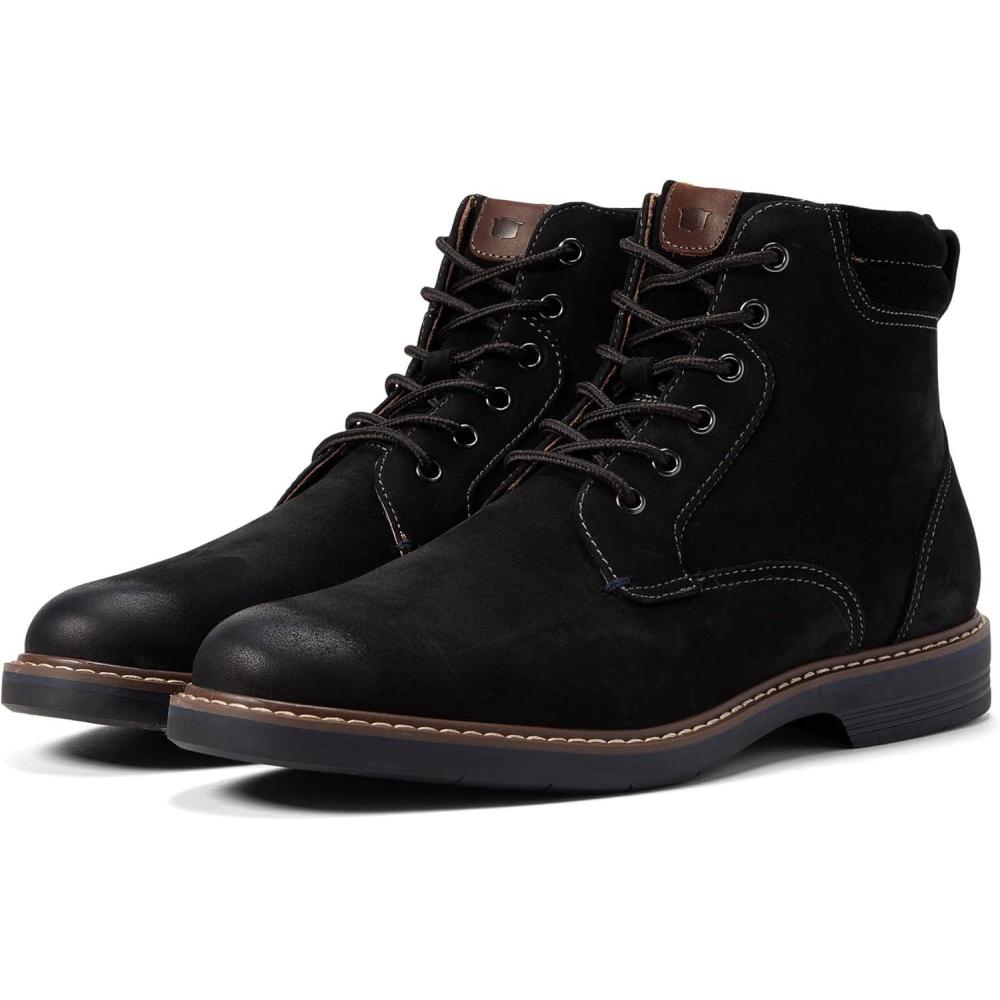 image:imageFlorsheim mens Norwalk Plain Toe Laceup BootBlack Milled Nubuck