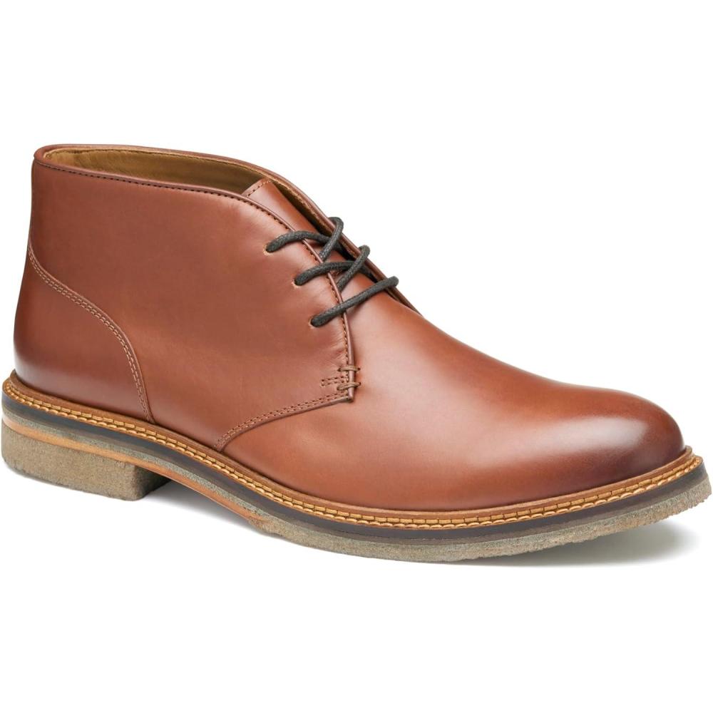 image:imageJohnston amp Murphy Mens Calder Chukka BootMahogany Full Grain