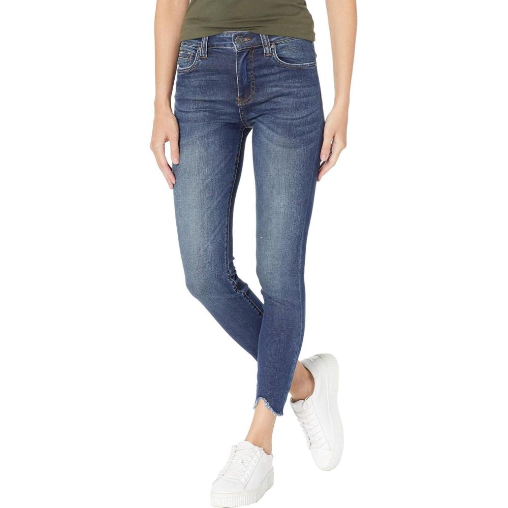 image:imageKUT from the Kloth Connie HighRise Ankle Skinny JeansBehave WDark Stone Base Wash