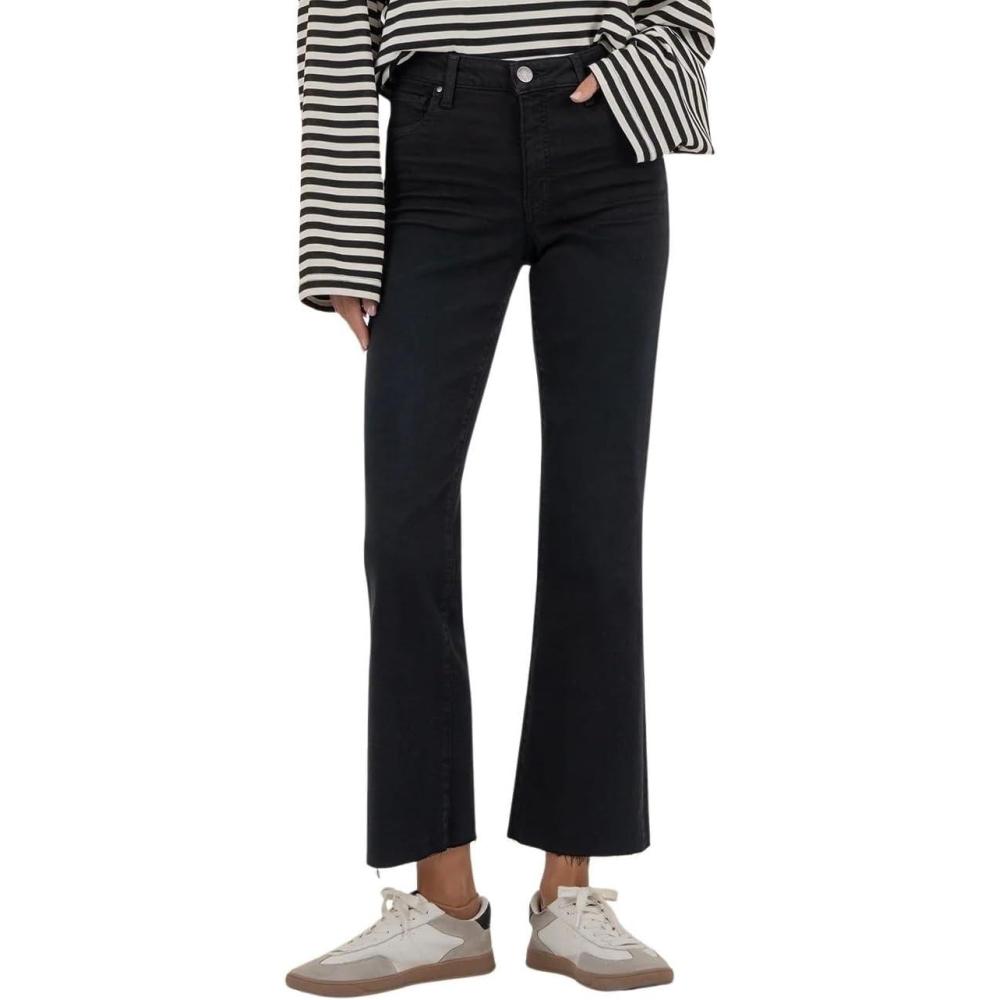 image:imageKUT from the Kloth Kelsey HighRise Fab Ab Ankle Flarenset LegBlue