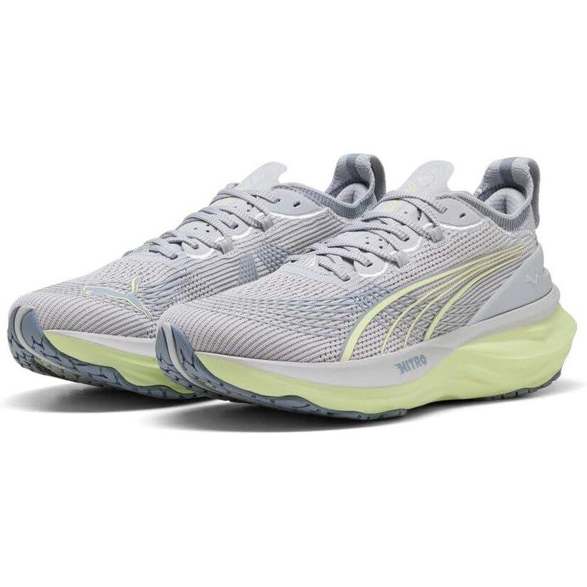 image:imagePuma Mens Foreverrun Nitro 2 Running ShoesVibrant SilverApple Spritz