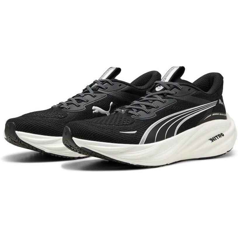 image:imagePuma Mens Magnify Nitro 3 Running ShoesBlackWhite