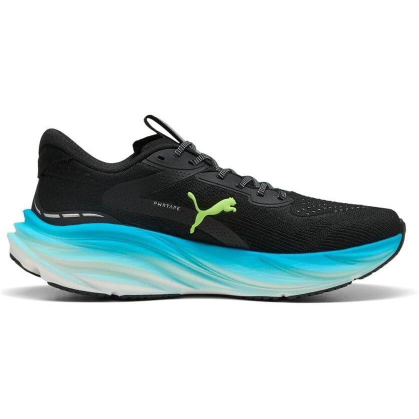 image:imagePuma Mens Magnify Nitro 3 Running ShoesPuma BlackSpeed Blue