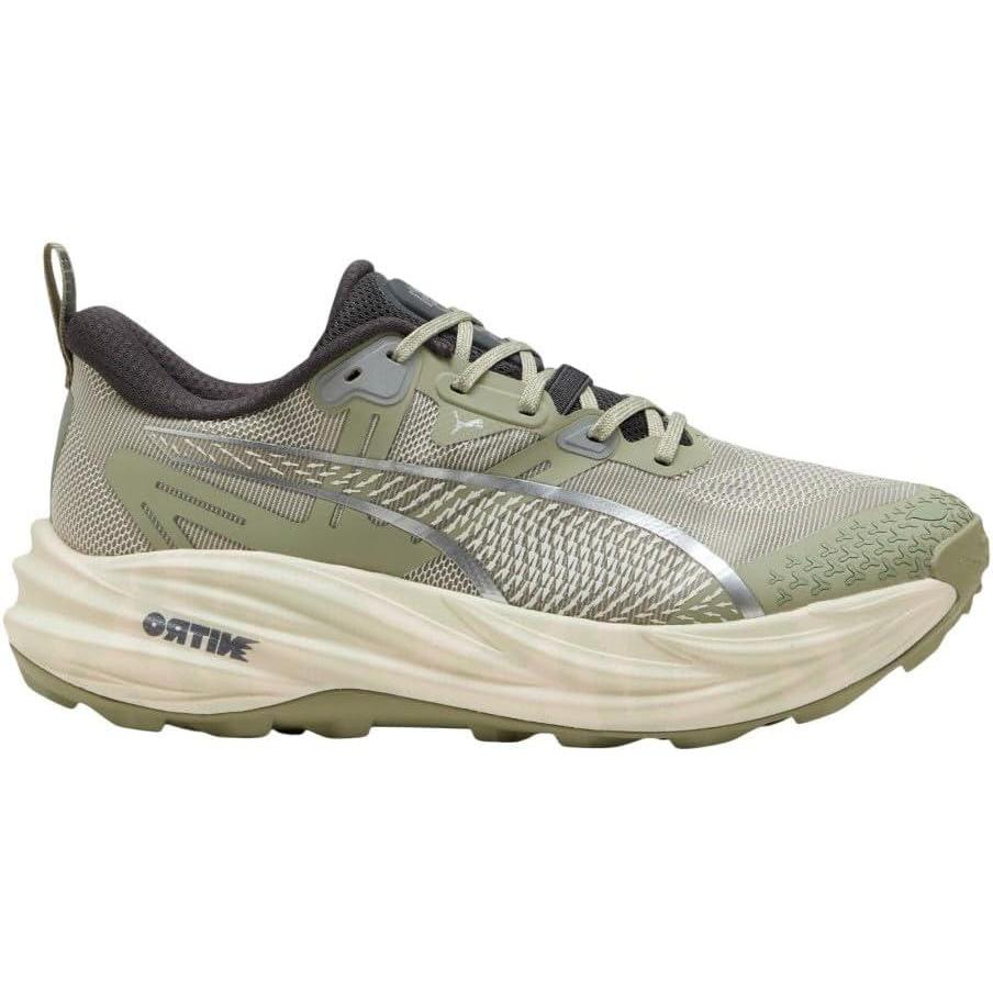 image:imagePuma Mens Voyage Nitro Trail Running ShoesLux ArmyWarm WhiteDusky Gray