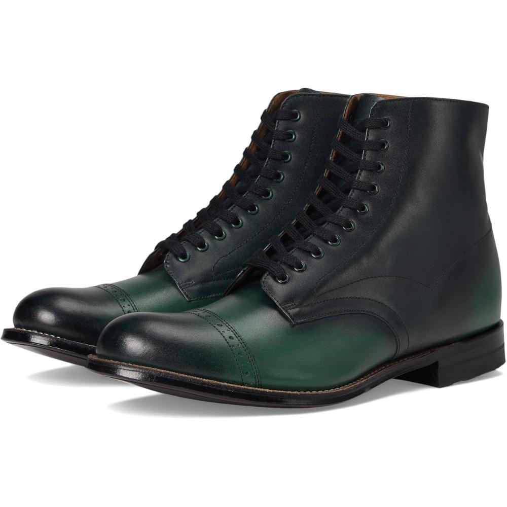 image:imageStacy Adams mens Madison Cap Toe Laceup BootsGreen