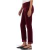 KUT from the Kloth Catherine Corduroy Boyfriend 5 Pockets in Dark Cherry(Dark Cherry)
