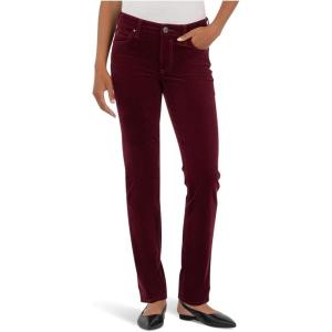 KUT from the Kloth Catherine Corduroy Boyfriend 5 Pockets in Dark Cherry(Dark Cherry)