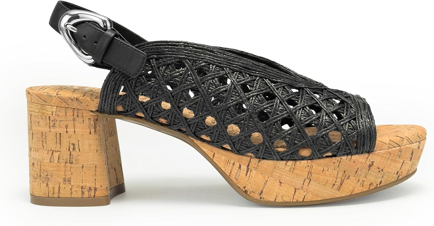 image:imageAerosoles womens CorneliaBlack Embroidered Raffia