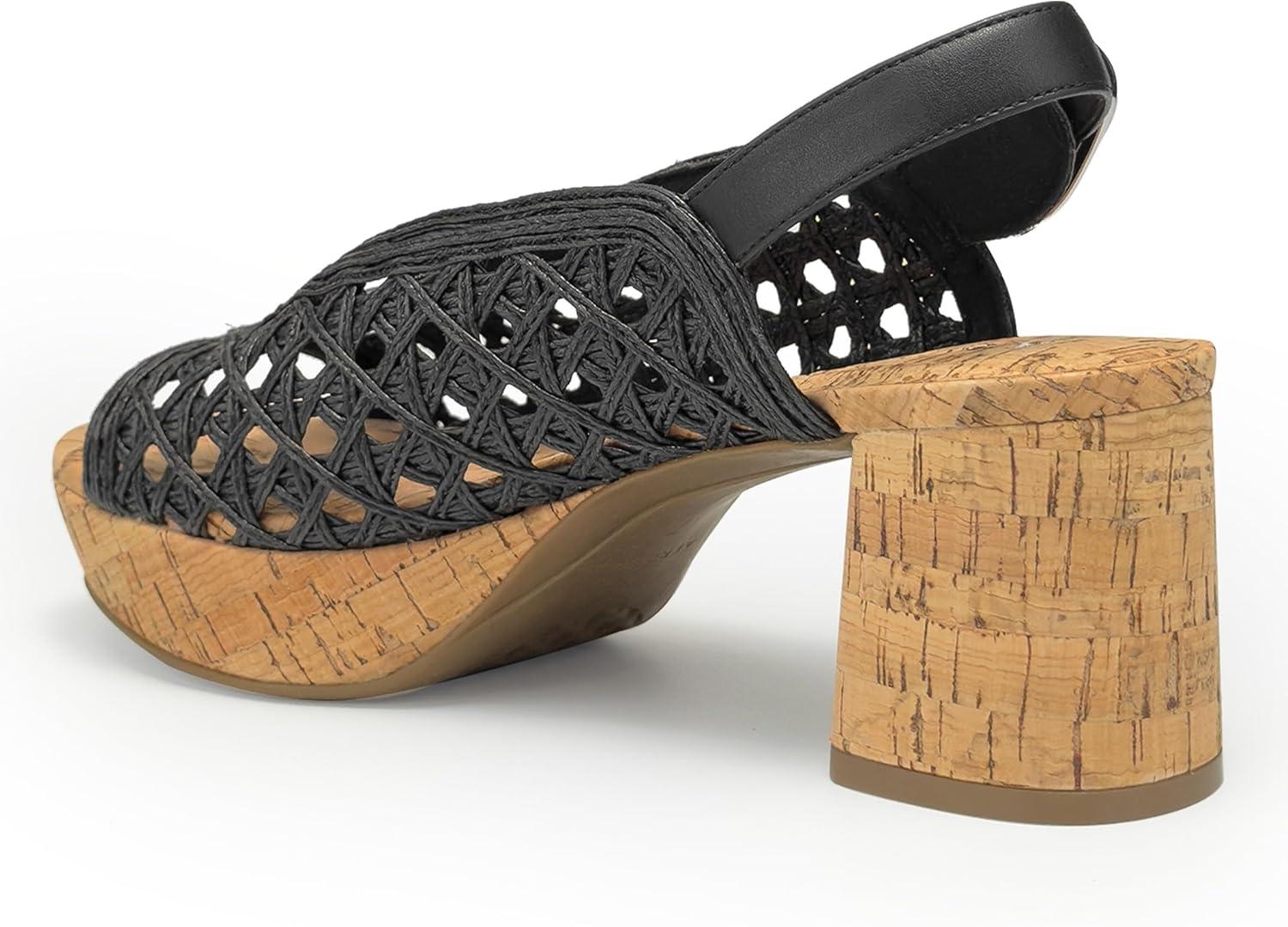 image:imageAerosoles womens CorneliaBlack Embroidered Raffia