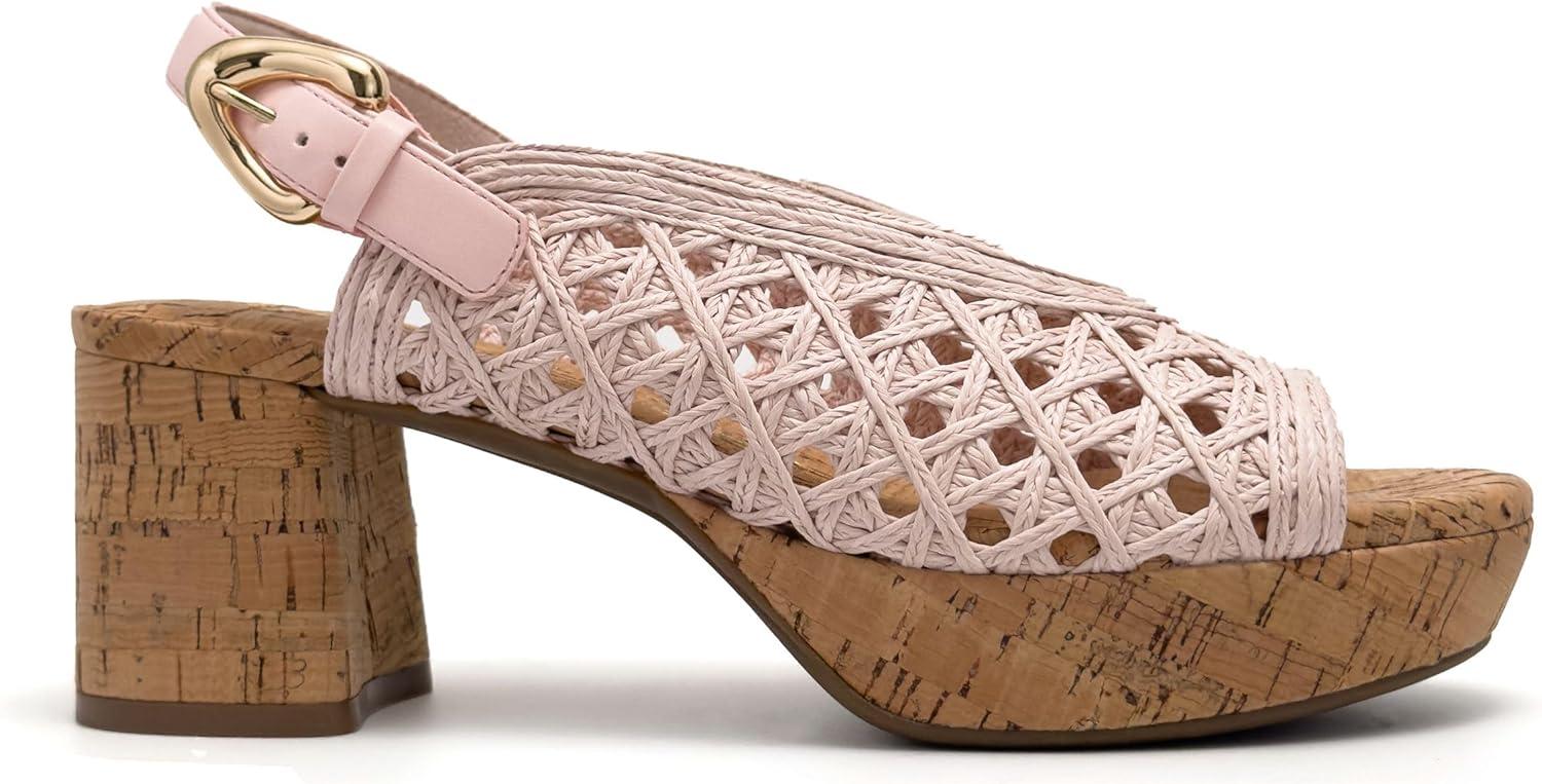 image:imageAerosoles womens CorneliaPale Pink Embroidered Raffia