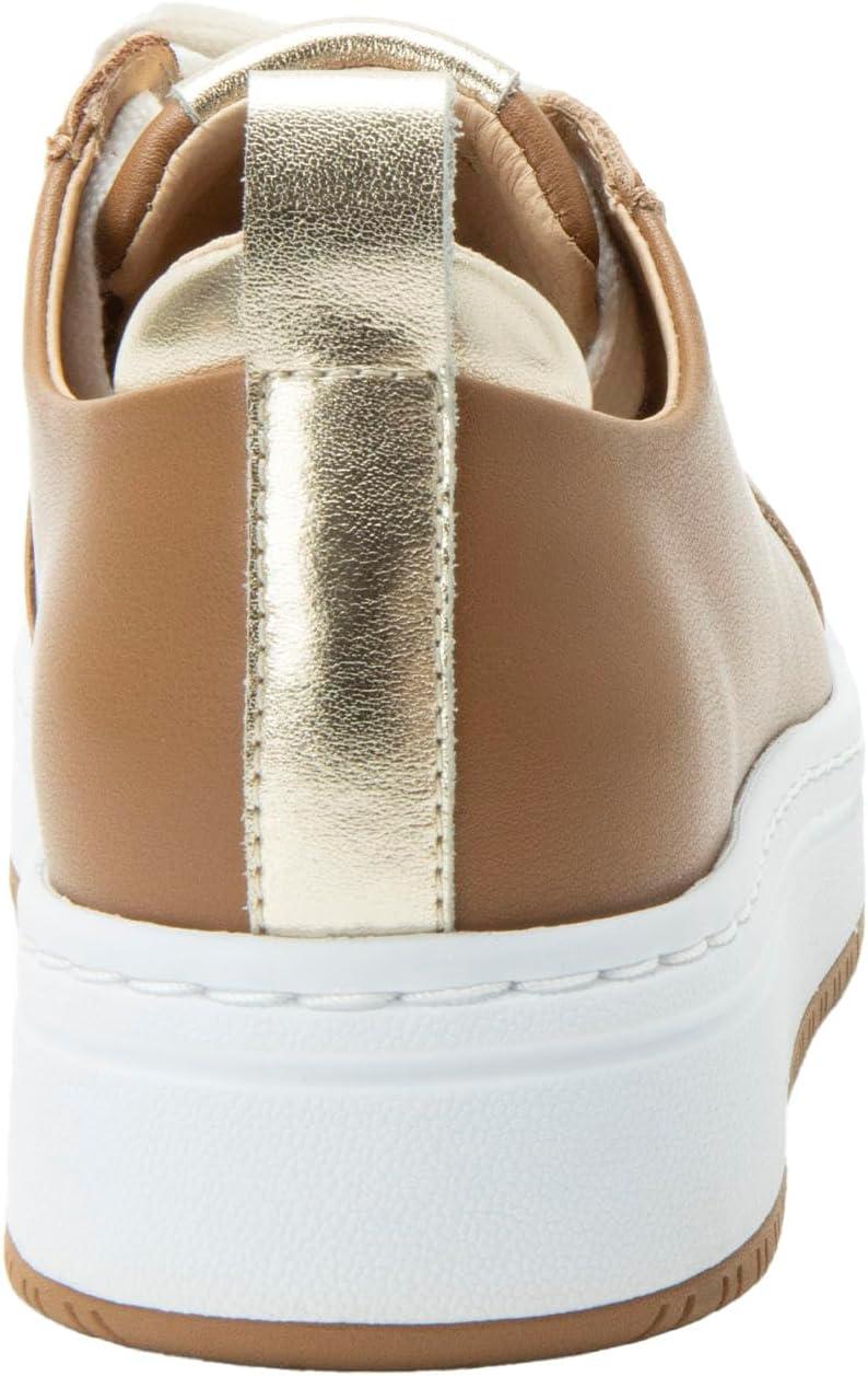 image:imageAlegria Womens Adysen Leather Platform Lace Up Fashion SneakerBrown