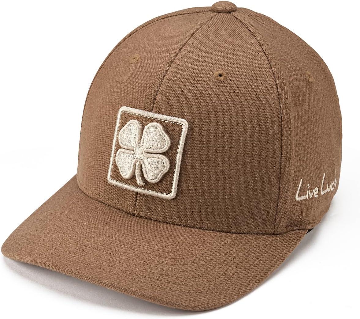 image:imageBlack Clover Unisex Boxed in Luck 3 Adjustable Hat Light Brown Hat3D Crme Clover One Size