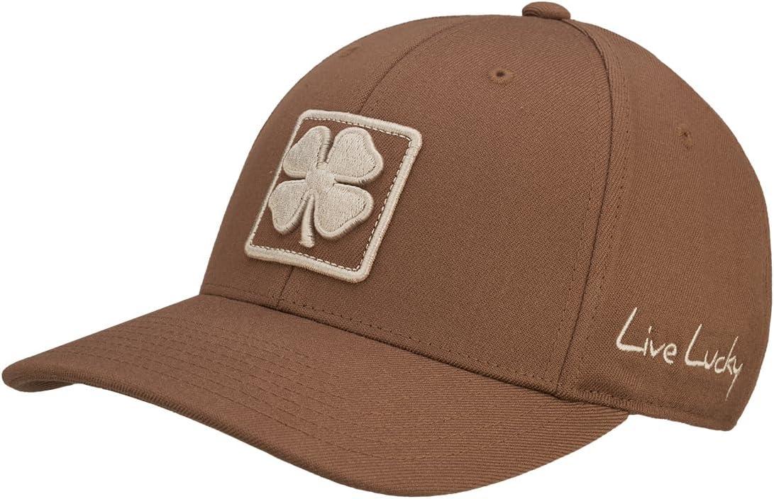 image:imageBlack Clover Unisex Boxed in Luck 3 Adjustable Hat Light Brown Hat3D Crme Clover One Size