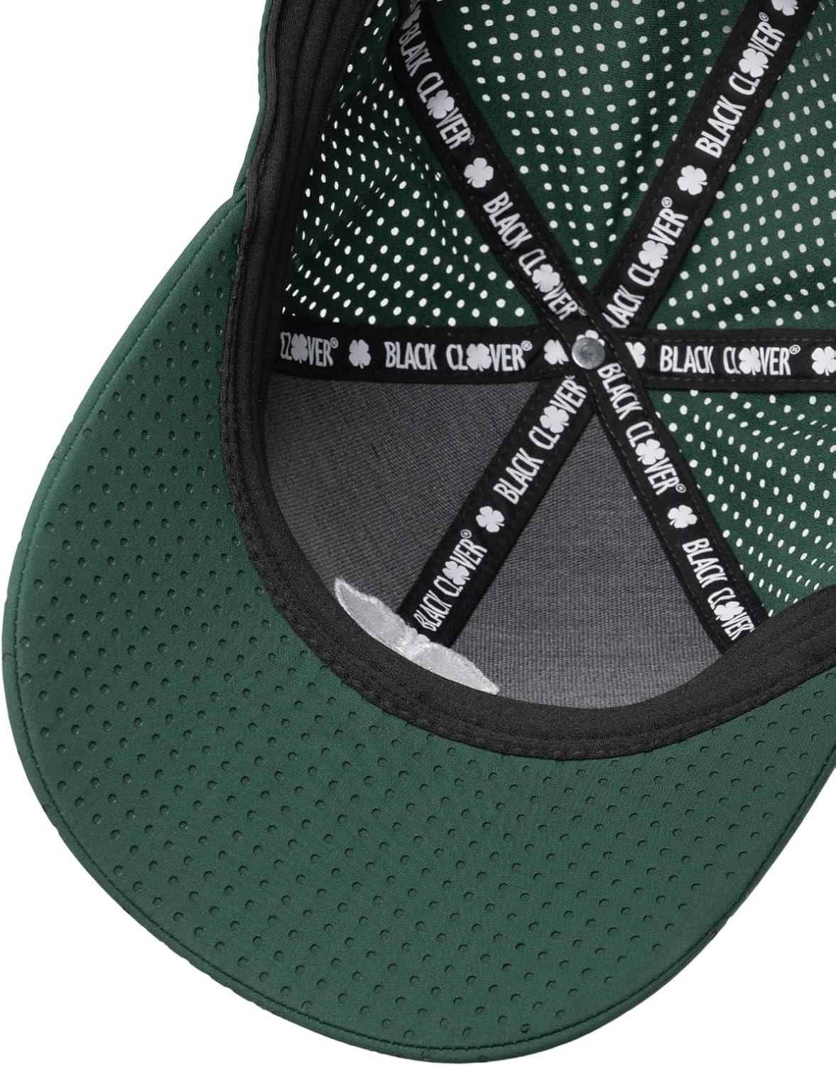 image:imageBlack Clover Unisex Standard Perf Fitted Golf HatForest Green