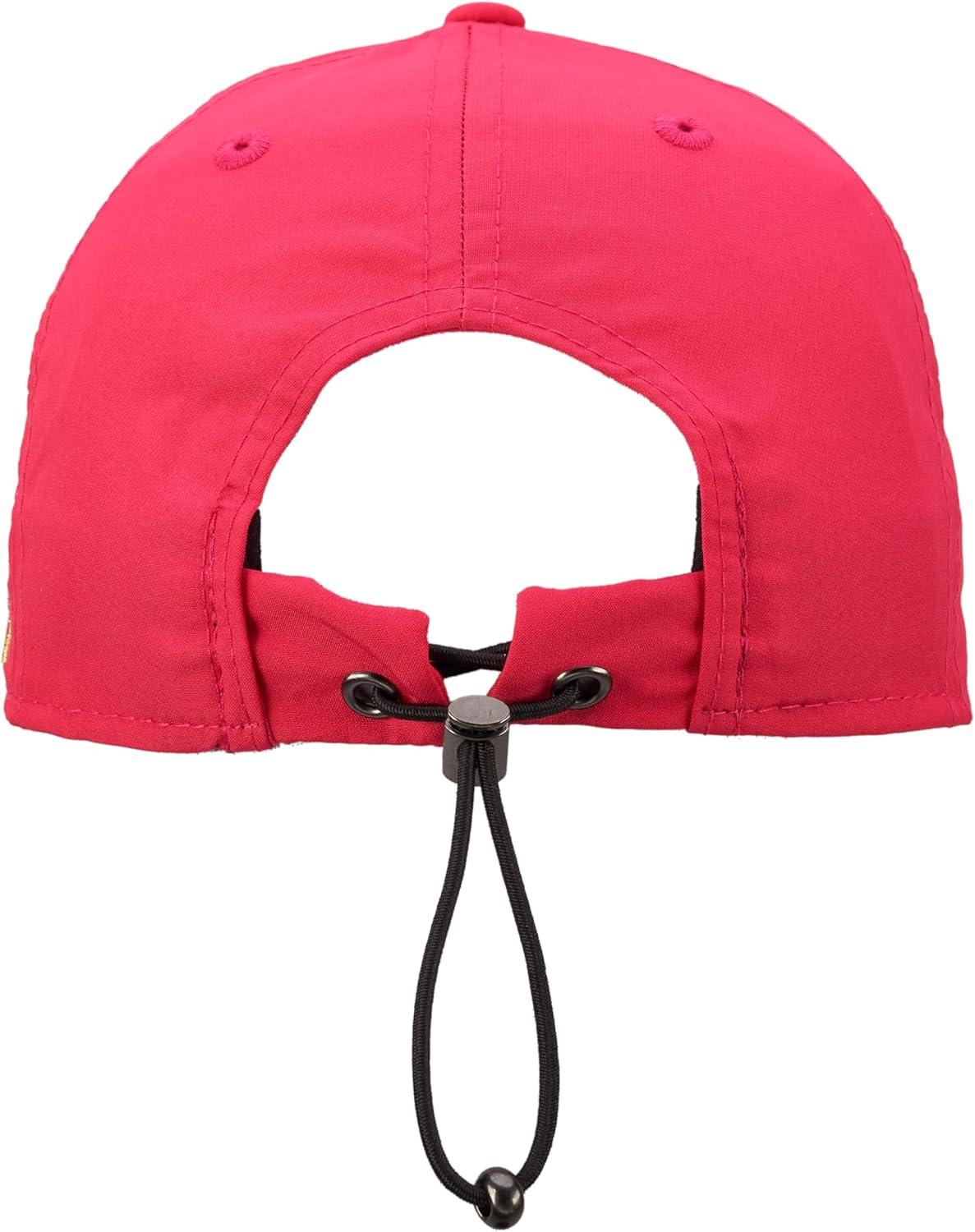 image:imageBlack Clover Womens Hollywood Adjustable Toggle Golf Baseball HatFuchsia Hat3d Gold Metallic Clover